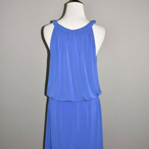 Banana Republic Women's Sleeveless Blue Dress - Picture 2 of 5